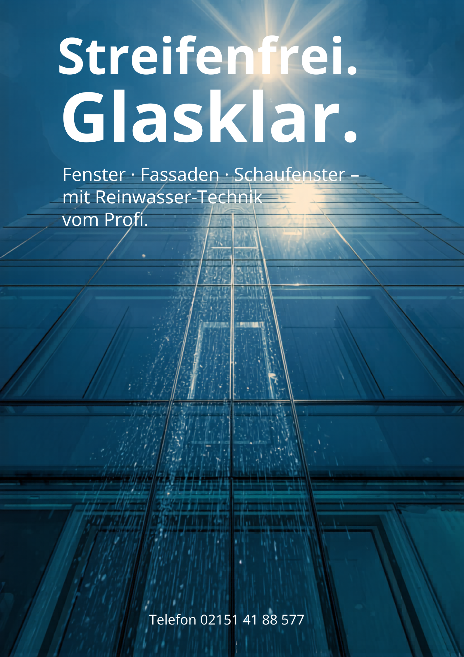Streifenfrei glasklar – APS Glasreinigung